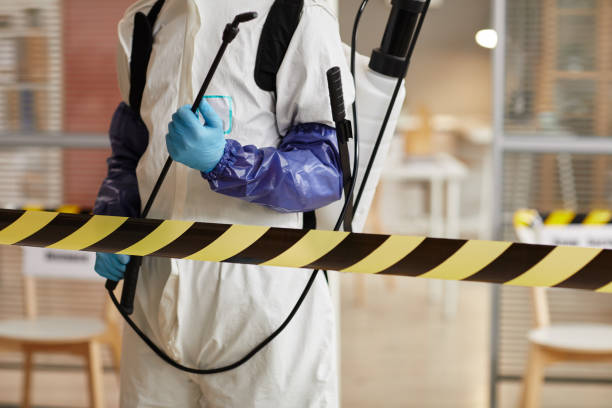 Professional Infectious Disease Decontamination technician working in Marble Falls, TX